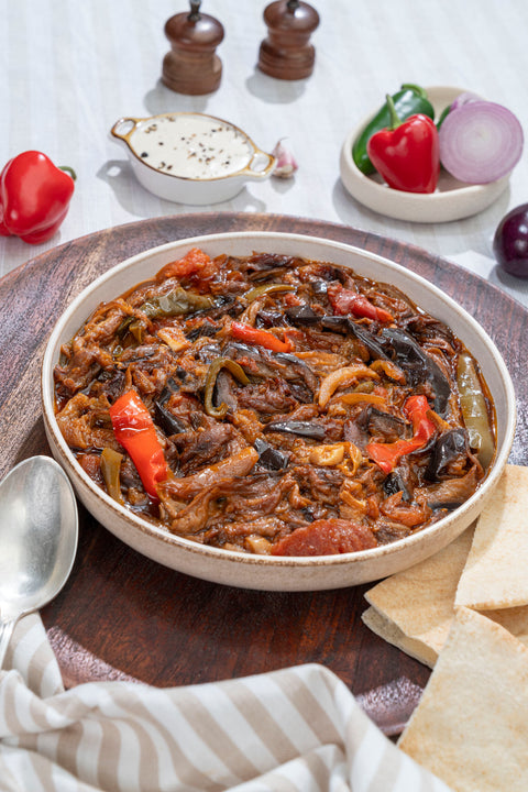 باذنجان مكمور (جاهزة للتقديم)