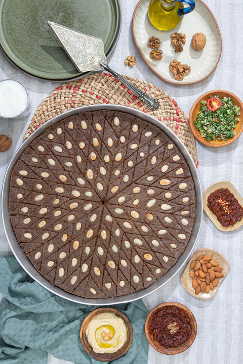 Mousallati Frozen Beef Kibbeh Senieh (Ready to Heat & Serve)