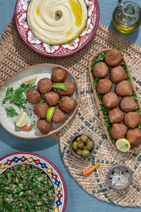 Mousallati Frozen Beef Kibbeh – 700 g (20 pcs), Crispy & Ready to Fry
