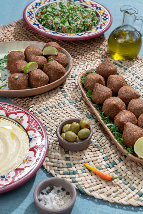 كبة لحم مجمدة، جاهزة للقلي والتقديم