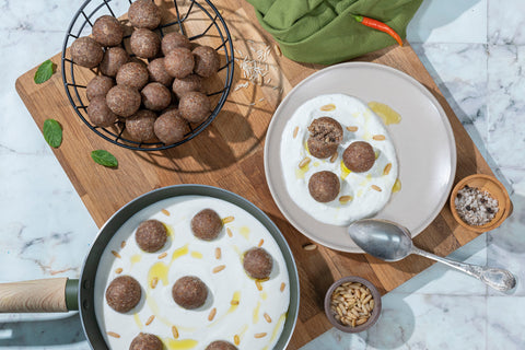 كبة لحم لبنية(جاهزة للتسخين والتقديم)