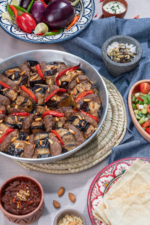 كباب باذنجان مطهي ومجمد 2000 جم (جاهزة للتسخين والتقديم)
