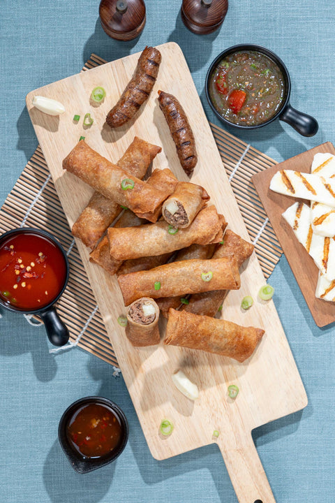 Mousallati Frozen Spring Roll with Sujuk & Cheese – 900 g (24 pcs), Crispy & Ready to Fry